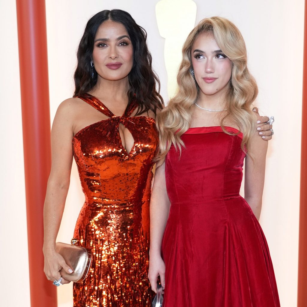 Salma Hayek’s Daughter Valentina Rewears Mom’s 1997 Dress to Oscars
