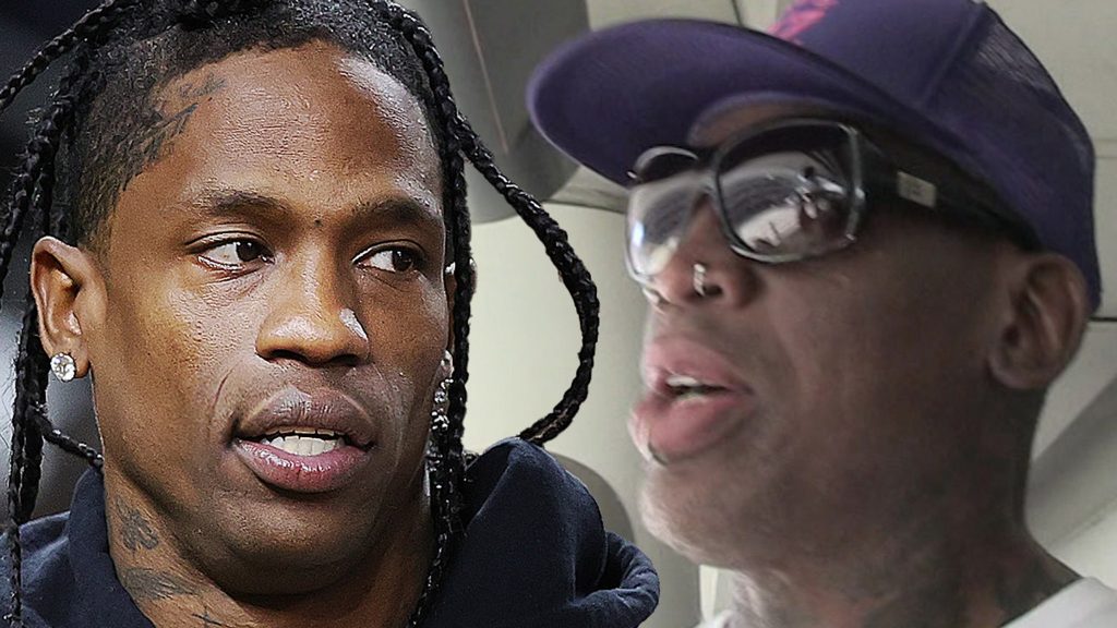 Travis Scott Called Out By Dennis Rodman For Copying Nike Swoosh Design