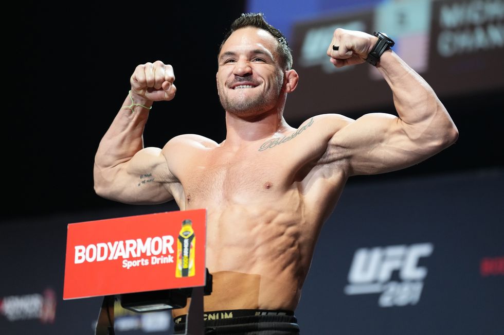 UFC Fighter Michael Chandler Shows Off the Gym and Fridge That Keeps Him Shredded