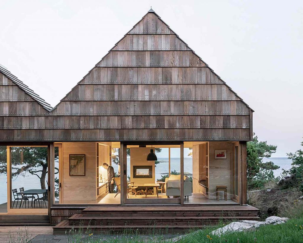 Serene Seaside Retreat Is Built With Wood Scraps