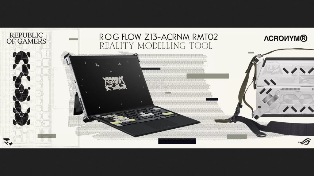 ROG Flow Z13 Acronym launches as a style-forward limited edition of the Asus gaming tablet