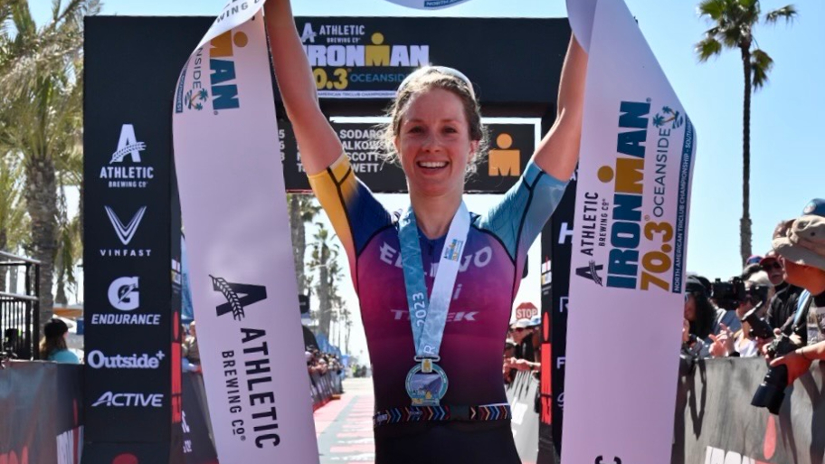 IRONMAN 70.3 Oceanside 2023 women’s results: Jewett sees off Sodaro