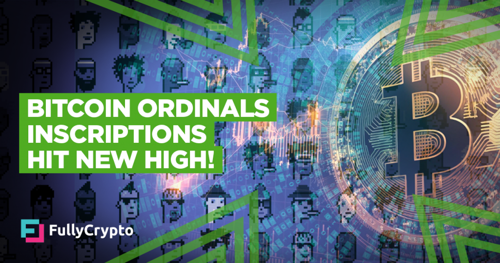 Bitcoin Ordinals Inscriptions Jump 80% to Hit New Highs