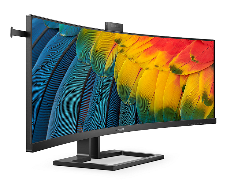 Philips 45B1U6900CH launches as new curved and ultra-wide monitor with built-in Windows Hello webcam