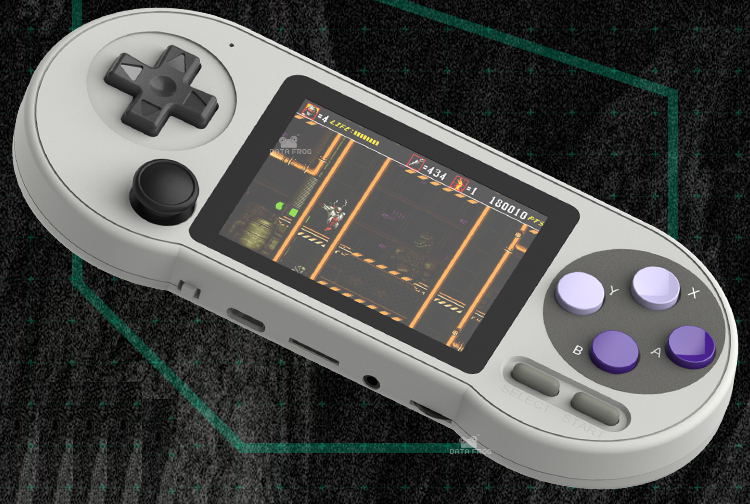 Data Frog SF2000 launches as new cheap retro gaming handheld with Super NES controller looks