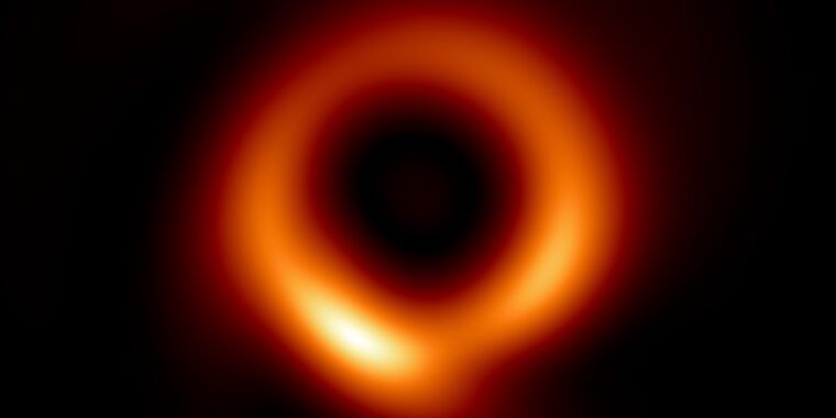 Iconic image of M87 black hole just got a machine-learning makeover