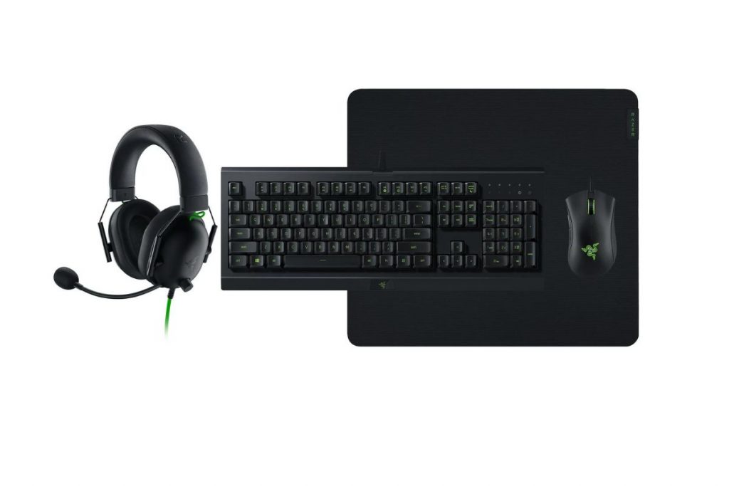 Hey gamers! Pick up a Razer keyboard, mouse, headset, and mat for just $39