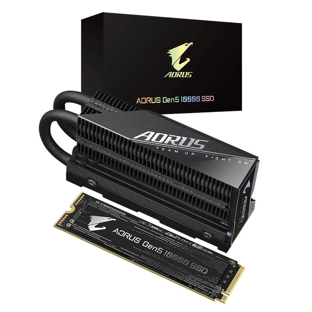 The ultrafast Gigabyte Aorus 10000 Gen5 SSD gets reviewed
