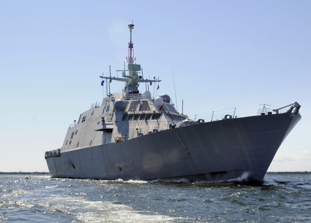 Launch of Brand New U.S. Warship Goes Awry