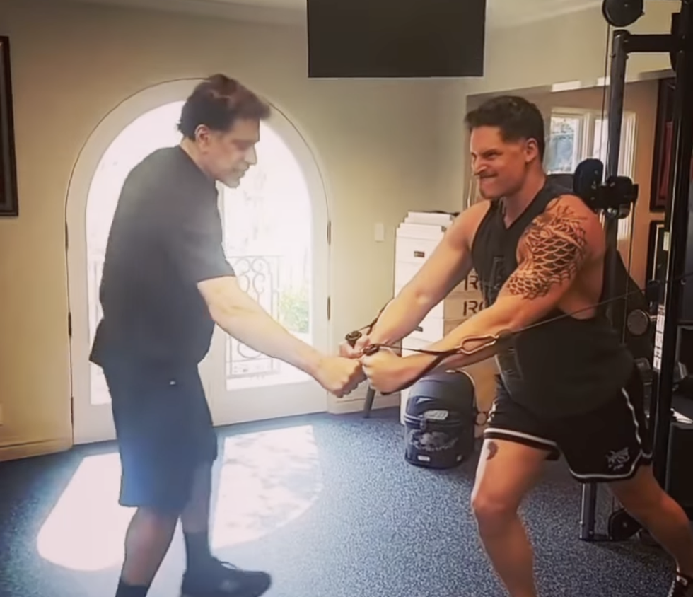 Lou Ferrigno Showed Joe Manganiello How to Sculpt His Chest