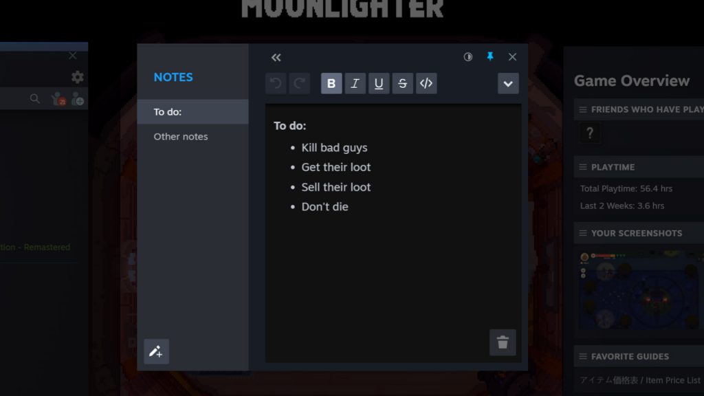 Steam’s in-game overlay gets a ton of helpful new tools