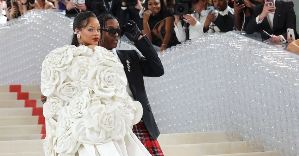 Rihanna Brings the Drama, Albeit Fashionably Late, to the 2023 Met Gala