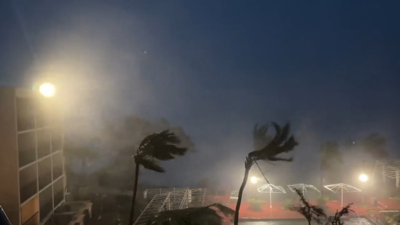 Typhoon Mawar Passes Over Pacific Island of Guam