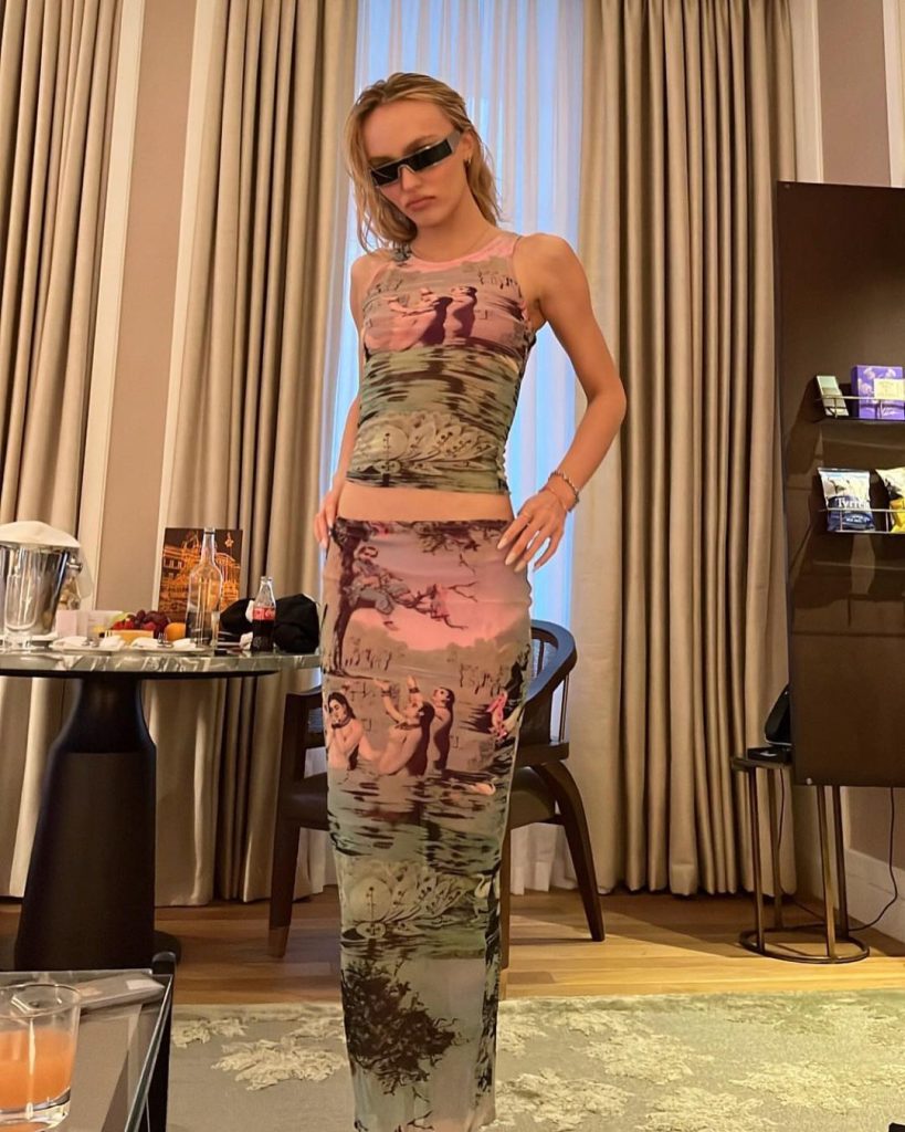 Best Fashion Instagrams of the Week: Lily Rose Depp, Taylor Russell, and Tina Lawson
