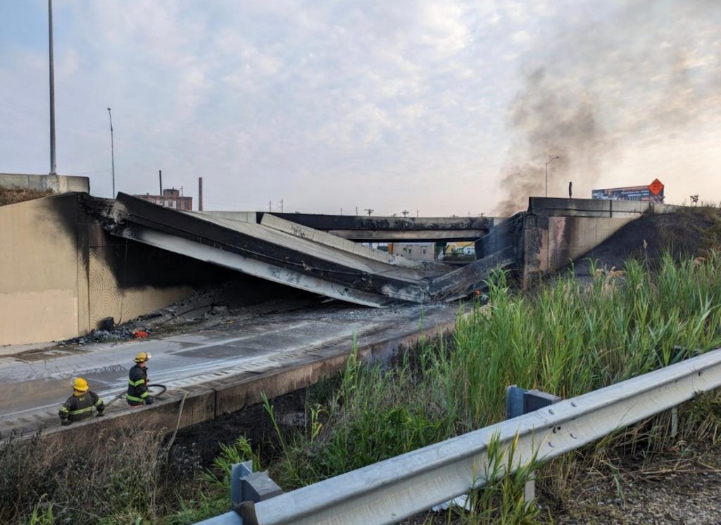 I-95 Bridge Collapses After Fiery Tanker Crash