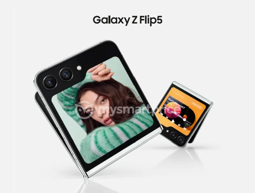 Samsung Galaxy Z Flip5: Fresh leak confirms new design in first official image