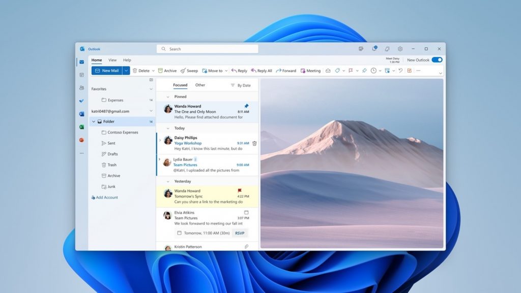Outlook will replace Windows 11’s Mail and Calendar apps in 2024