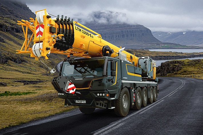 Liebherr Intros Go-Anywhere LTM 1100-5.3 Mobile Crane
