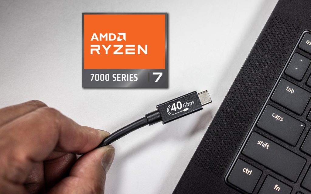 It’s here! Testing the first AMD laptop with USB4