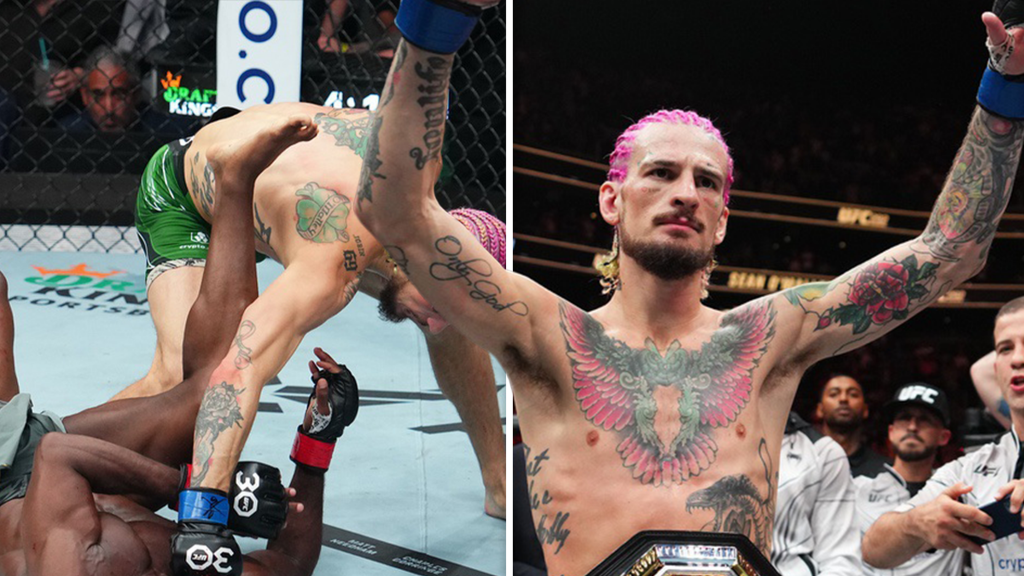 UFC Star Sean O’Malley Knocks Out  Aljamain Sterling to win Bantamweight Title